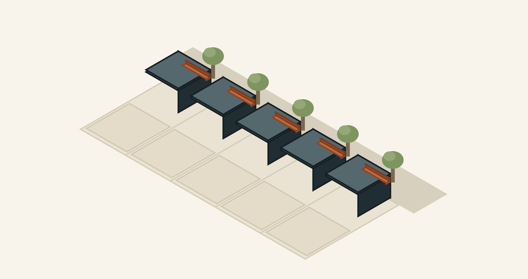 Drawing of the Altana Amalfi house type