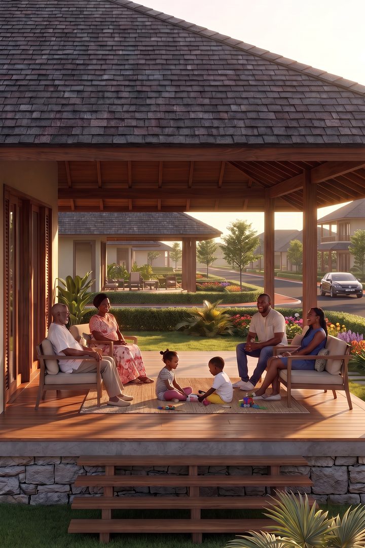 Impression of a family on an Altana Ubud veranda